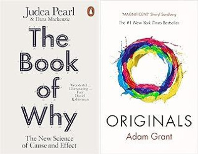 The Book Of Why: The New Science Of Cause And Effect & Originals: How Non-Conformists Change The World(Paperback, Combo)