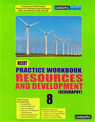 Cordova Ncert Practice Workbook Resources And Development (Geography) Class - 8(Paperback, Z.I.Sherwani)