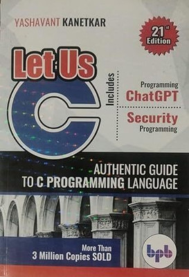 Let US C Yashavant Kanetkar 21 Edition Latest 2025-2026(Paperback, YASHAVANT KANETKAR)