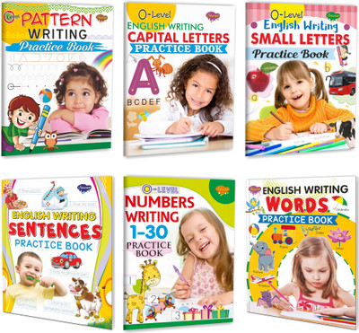English Writing Practice Books | Pack Of 6 Books For Kindergarten Kids(Paperback, Sawan)