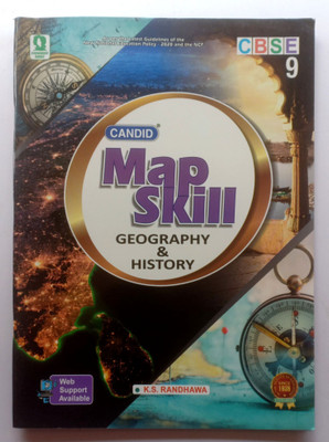 Candid Map Skill Geography & History Cbse Class - 9(Paperback, K.S. RANDHAWA)