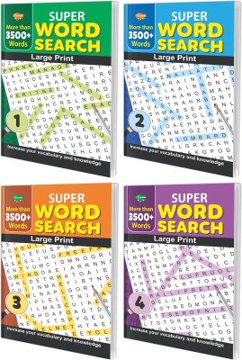 Set Of 4 Super Word Search - 1,2,3 & 4 :A Creative Session For Young Minds(Paperback, Sawan)