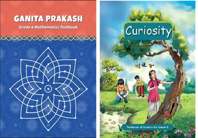 NCERT Grade 6 Textbook Science & Mathematics (Curiosity & Ganita Prakash) Latest 2024-25 Edition(Paperback, NCERT)