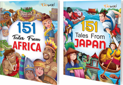 151 Tales From Africa And 151 Tales From Japan I Combo Pack Of 2 Books I Moral Stories For Children By Gowoo(Paperback, Manoj Publication editorial board)