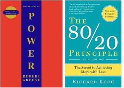 The Laws Of Human Nature + THE 80/20 PRINCIPLE (Paperback, Robert Greene + Richard Koch) (A/S Book Seller)(Paperback, Robert Greene, Richard Koch)