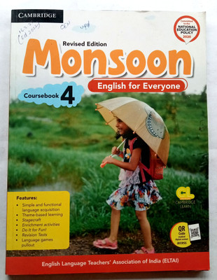 Monsoon English For Everyone Coursebook Class-4(Old Used Book)(Paperback, EDITORIAL)
