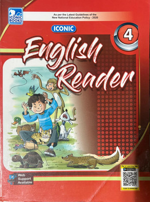 ICONIC, English Reader Class 4(Paperback, Panel of Author)
