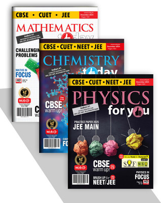 MTG Monthly Magazines Of December 2024 - Physics For You, Chemistry Today, Mathematics Today For JEE Exam 2024(Paperback, MTG Editorial Board)