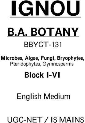 IGNOU BA Botany BBYCT-131 Book-3 Printed Notes In English Medium For IAS Mains 2024(Paperback, ignou)