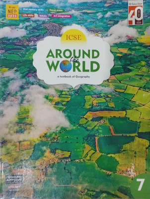 ICSE Around The World A Textbook Of Geography Class 7(Pepper back, R. K. Jain)