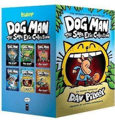 Dog Man 1-6: The Supa Epic Collection: From The Creator Of Captain Underpants (English, Hardcover, Pilkey Dav)(Paperback, Pilkey Dav))