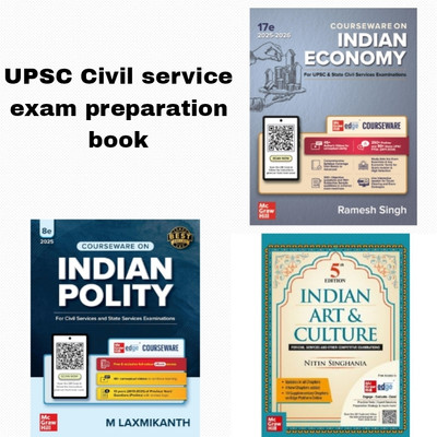 Indian Polity M Laxmikant And Indian Economy Ramesh Singh And Indian Art And Culture Nitin Singhania UPSC Combo Books(Paperback, M Laxmikant Ramesh Singh Nitin Singhania)