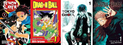 Demon Slayer Tokyo Ghoul Dragon And Ball Jujutsu Kaisen(Paperback, MIX AUTHOR)