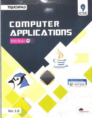 Touchpad Computer Applications With BlueJ 9 Ver. 1.0 Secondary Stage (ICSE) NEP 2020 / NCF 2023(Paperback, Partha Saha)