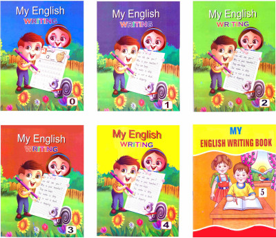 Combo 6 Book Of My English Writing Book Part 0,1,2,3,4 & 5(Paperback, Pustak Mandir)