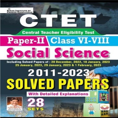 Kiran CTET Paper -2 Social Science Class 6-8 Solved Paper 28 Set(Paperback, Kicx)
