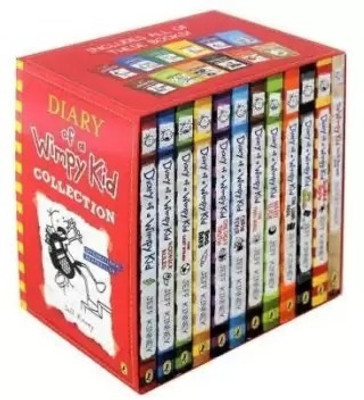 Diary Of A Wimpy Kid 12 Books Slipcase(Paperback, Jeff Kinney)