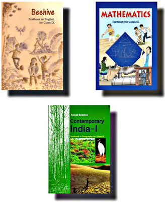 NCERT Beehive, Geography & Mathematics Textbook For Class 9 Combo Set Of 3 Books(Perfect Paperback, NCERT)