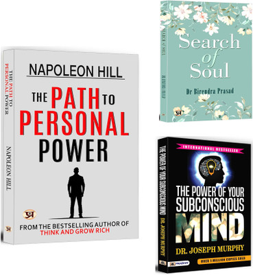 The Path To Personal Power + Search Of Soul + The Power Of Your Subconscious Mind | Learn Techniques For Self-Improvement, Fight Back Tendencies, Mind Control And Positive Attitude In Life (Set Of 3 Books In English)(Paperback, Napoleon Hill) The Path To Personal Power + Search Of Soul + The Power Of Your Subconscious Mind | Learn Techniques For Self-Improvement, Fight Back Tendencies, Mind Control And Positive Attitude In Life (Set Of 3 Books In English)(Paperback, Napoleon Hill)