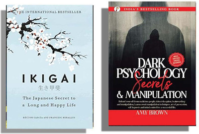 Ayazbooks Combo;- Ikigai + Dark Psychology ( English ) Bestselling(Paperback, Héctor García)