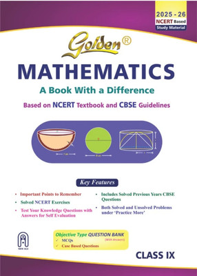 Golden Mathematics Class 9 NCERT(Hardcover, Dr Hari Kishan)