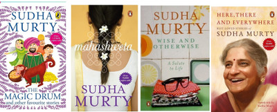 Mahashweta + The Magic Drum + Wise And Otherwise + Here There And Everywhere(Paperback, Sudha Murty)