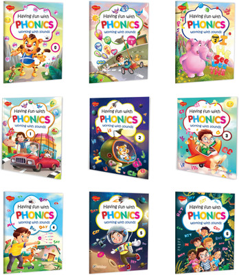Having Fun With Phonics Series Complete Combo | Pack Of 9 Educational Books(Paperback, Sawan)