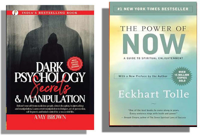 Ayazbooks Combo;- Dark Psychology + 
The Power Of Now ( English ) Bestselling(Paperback, Amy Brown, Eckhart Tolle)