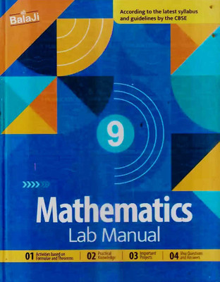 Shri Balaji Mathematics Lab Manual For Class -9(Paperback, Rahul Verma, Anubhav Bansal)
