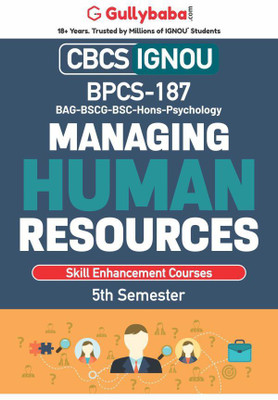 BPCS-187 Managing Human Resources(Paperback, GPH Expert)