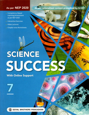 Science Success With Online Support, Class-7, Goyal Brothers(Paperback, NEELIMA JAIN, S.N. JHA)