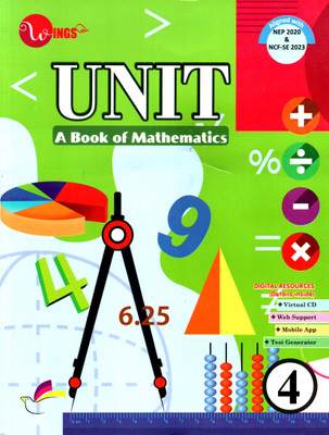 Wings, Unit, A Book Of Mathematics, Class-4(Paperback, RAJ KISHORE JHA)