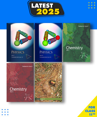 NCERT English Medium Books For Class 11-Physics-I-II + Chemistry-I-II + Biology|New Latest Edition For 2025-2026 | Set Of-5 Combo(Hardcover, NCERT)