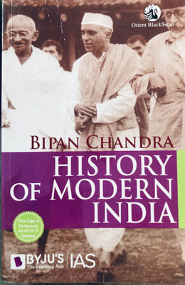 History Of Modern India By Bipan Chandra(Paperback, BIPAN CHANDRA)