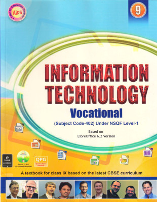 Kips Information Technology Skill Course 9 
Subject Code 402 (Level-2) Based On Libreoffice 6.2(Paperback, IT TEAM)