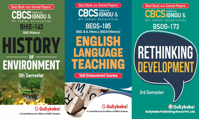 BHIE-143 History Of Environment BEGS-185 English Language Teaching BSOG-173 Rethinking Development(Paperback, GPHExpert)