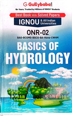 IGNOU BAG. Help Guide (ONR-02, Basics Of Hydrology)(PAPER BINDING, GPH)
