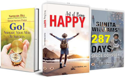 Navigate Your Way To Success + How To Be Happy — Developing Your Confidence + Sunita Williams' 287 Days Space Odyssey (2 Books)(Hardcover, George Harrison Phelps, Napoleon Hill, Rohit Mehra, Abhishek Kumar) Navigate Your Way To Success + How To Be Happy — Developing Your Confidence + Sunita Williams' 287 Days Space Odyssey (2 Books)(Hardcover, George Harrison Phelps, Napoleon Hill, Rohit Mehra, Abhishek Kumar)