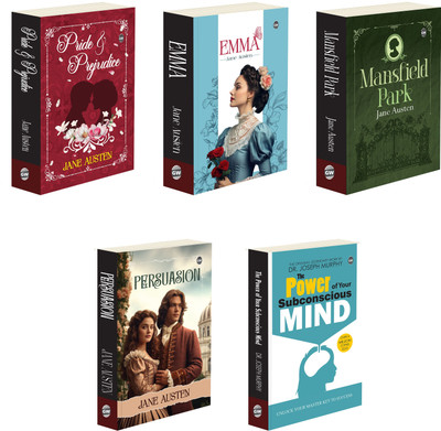 Mansfield Park, Persuasion, Emma And Pride And Prejudice :- Jane Austen Classics Collection, Classic Love Story Combo, All Time Favorite Classics, Timeless Love Literature | Set Of 5 Books(Paperback, Jane Austen, Dr. Joseph Murphy)