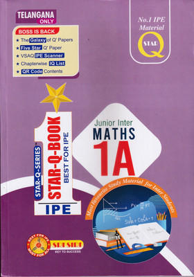 Telangana Star Q Junior Inter Maths 1a Study Material 2025-26 Edition (English Medium)(Paperback, STAR Q)