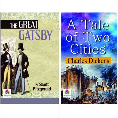 Classic Literature Bundle: A Tale Of Two Cities + The Great Gatsby | F. Scott Fitzgerald's Jazz Age Masterpiece | Intriguing Narratives Historical Drama Timeless Themes | Literary Classics And Historical Fiction | Set Of 2 Books Charles Dickens And F. Scott Fitzgerald(Paperback, Charles Dickens, F. 
