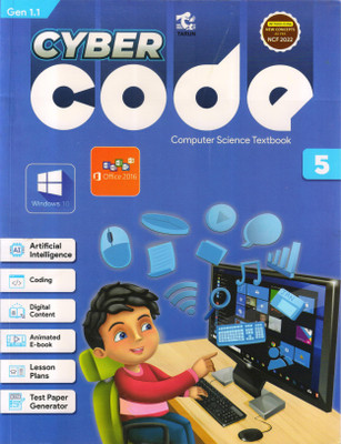 Cyber Code Gen. 1.1 Class - 5 (Computer Science Book)(Paperback, Team Tarun)