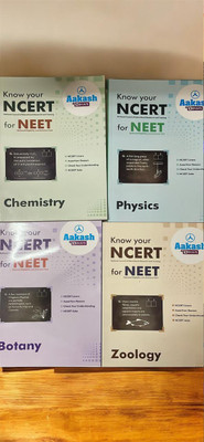 Aakash Byjus Know Your NCERT For NEET Latest 2023-24 Edition (Set Of 4 Books) (Paperback, Aakash Study Materials, Byjus)(Paperback, Akash Byjus)