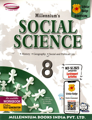 Millennium's Social Science, Class-8(Hardcover, PRIYANKA RANA, K. ROMILA, MINKUSHREE)