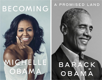 Combo Of 2 Books : Becoming + A Promised Land - Combo Of 2 Books Set(Hardcover, Michelle Obama and Barack Obama) Combo Of 2 Books : Becoming + A Promised Land - Combo Of 2 Books Set(Hardcover, Michelle Obama and Barack Obama)