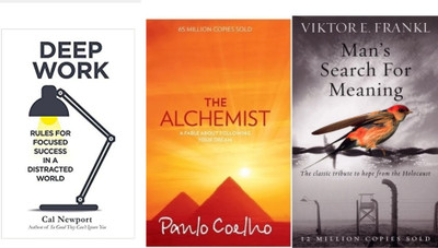 Generic Books. The Alchemist. Man's Search For Meaning. Deep Work. Combo Set Of 3 Books(Paperback, Book pvt India)