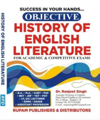 History Of English Literature For Acadmic & Compitative Exam(Paperback, Dr. RANJEET SINGH)