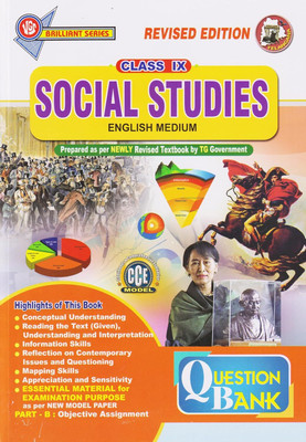 Telangana Class-IX Social Studies Question Bank I As Per Newly Revised Textbook I 2025 Revised Edition(Paperback, VGS Expert Team)