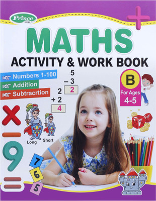 Math Activity Book For Kids – Fun Numbers 1-100, Addition & Subtraction | Maths Activity Books For Kids | Work Activity Books For Kids Ages 3-8 Years(Paperback, AP SINHA)
