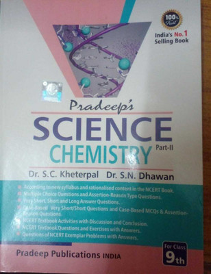 Pradeep's Science Chemistry Part - II For Class 9 2022-23(Paperback, Dr.S.C. Kheterpal)